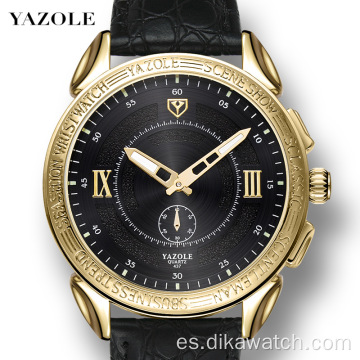 Nuevo reloj al por mayor de fábrica Yazole 437 para hombres Relojes de cuarzo de lujo de marca de alta calidad a prueba de agua
